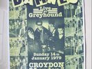 Music poster, The Damned, in concert, Live At Greyhound, Croydon, London, 1979