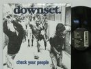 DOWNSET. - CHECK YOUR PEOPLE LP 2000 US ORIG EPITAPH MADBALL AGNOSTIC FRONT NYHC