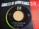 The Beatles 45 record PLEASE, PLEASE ME, Vee Jay Comma in title  1964 sleeve