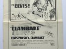 ELVIS PRESLEY-100% ORIGINAL CLAMBAKE PRESS BOOK.