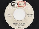 '55 R&B/DooWop SYCAMORES Darling Is It True?/I'll Be Waiting GROOVE VG++ DJ HEAR
