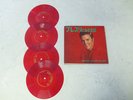 Elvis Presley 1962 Japan 4x 7' Red Flexi disc w book  Japanese