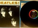 Meet The BEATLES EARLY US CAPITOL MONO LP w/ORIG BLUE CAPITOL INNER - RECORD NM-