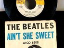 The Beatles, Ain't She Sweet/Nobody's Child, 45 RPM With Picture Sleeve, RARE