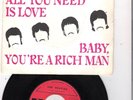 VINYL  SINGLE  //  THE  BEATLES  --  ALL  YOU  NEED  IS  LOVE