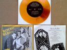 ROCKIN' REBELS - ROCK & ROLL SATURDAY NIGHT- DICE EP - YELLOW WAX 45, PS, INSERT