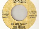 TOBI LEGEND LARK No Good To Cry MALA PROMO DETROIT  NORTHERN SOUL 45