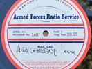 WWII AFRS Mail Call #140 Judy Garland,Bob Hope 16” Radio Transcription OTR