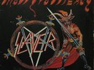 SLAYER SHOW NO MERCY METAL BLADE FIRST PRESS WITH LYRIC INSERT VG++