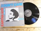 EARTHA KITT I DON'T CARE NO LP MAXI 45T VINYLE EX COVER EX ORIGINAL 1986