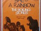 THE ROLLING STONES-SHE'S A RAINBOW RARE YUGOSLAVIAN  7'' PS UNIQUE COVER 1968
