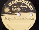 garage 45 acetate UNKNOWN Baby You're A Swinger, Heart Full Of Love?? xover soul