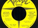 ARTHUR PRYSOCK 'I Must Be Doing Something Right' Never played 1969 Promo 45