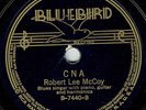 BLUES 78 : ROBERT LEE MCCOY (NIGHTHAWK) / WASHBOARD SAM ON BLUEBIRD STAFF B-7440