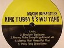 KING TUBBY vs. WU-TANG CLAN Macro Dubs LP NEW VINYL Chris Macro