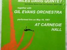 Miles Davis Quintet at Carnegie Hall (Vinyl, 2xLP, Mono) Audiophile Clear Vinyl