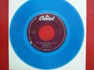 Beatles  RARE  * WHILE MY GUITAR GENTLY WEEPS  * BLUE VINYL JUKE BOX  45  NM