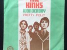 Kinks: Wonderboy / Pretty polly. Rare Danish issue. EX+