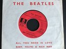 BEATLES All You Need Is Love French original 1967 45 + PS 7