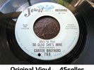 ? CARTER BROTHERS 'So Glad She's Mine' EX RARE northern soul 45 HEAR