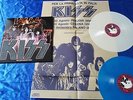 KISS 2 LP MILANO ROCK CITY, Live In Italy 1980, BLUE & WHITE VINYL, POSTER, MINT