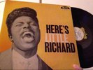 RARE orig 1957 HERE'S LITTLE RICHARD album 1st press SPECIALTY 100 MONO plays VG