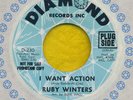 RUBY WINTERS   I Want Action/Better. Northern soul 45 on DIAMOND. EX