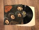 The Beatles RUBBER SOUL VINYL LP G+/VG Yellow & Black Parlophone Mono PMC 1267