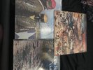 3x Black Sabbath vinyl LP's live at last/ Never say die/ greatest hits