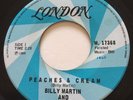SOUL FUNK Billy Martin & The Soul Jets PEACHES & CREAM London 45 rare Canadian