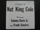 FRANK SINATRA SAMMY DAVIS A SALUTE TO NAT KING COLE Unreleased Reprise LP RECORD