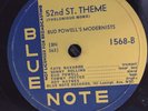 MODERN JAZZ 78rpm Bud Powell BLUE NOTE 1568 Sonny Rollins, Roy Haynes, Navarro