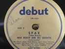 MODERN JAZZ 78rpm Max Roach Sextette DEBUT 106 Idrees Sulieman, Gigi Gryce