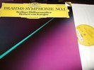 KARAJAN : BRAHMS SYMPHONIE NO.1 LP 1987 DGG DIGITAL GERMANY