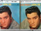 ELVIS PRESLEY LOVING YOU VOL.1 & VOL. 2 RCA EPA 1-1515 & EPA 2-1515  45 RPM VG+