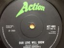 RARE Norman Johnson & The Showmen Our Love Will Grow UK Action Northern Soul