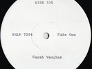 Sarah Vaughan OZ White Label Test Press LP Golden hits NM 77 Mercury Vocal Jazz