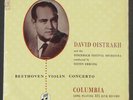 BEETHOVEN Violin Concerto LP Mono UK Columbia 33CX 1194 Oistrakh Ehrling NM
