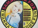 Picture Vinyl Samantha Fox I Wanna Have Some Fun Jive