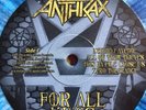 Anthrax-For All Kings Blue w/White Splatter Vinyl Megaforce NM