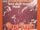 DEEP PURPLE-STORMBRINGER YUGOSLAVIAN 7'' PS 1975 MISPRINT UNIQUE COVER