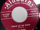 FIVE PEARLS 45 Please let me know / Real humdinger ALADDIN Doowop kz509