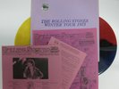 ROLLING STONES Winter Tour 1973 TMOQ LP Red & Blue SPLIT Vinyl (1) + Yellow (2)