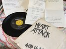 Heart Attack 45rpm  1981 With 2 Original Inserts Lyrics