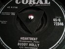 Buddy Holly ?– Heartbeat Vinyl 7