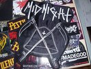 Midnight Backpatch Patch Shape Black Thrash Metal Venom