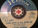 JUNIOR PARKER / SUGAR HILL BLUES BAND Rare DJ 45 on Jetstream Northern Soul HEAR