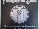 Marquis De Sade   Somewhere Up In The Mountains  signed with insert very rare