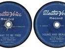 Philippines ELVIS PRESLEY 78 rpm I Want To Be Free ELECTRO-VOICE