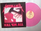 Metallica kill em all album rare lp vinyl.ride.master.anger.lightening.